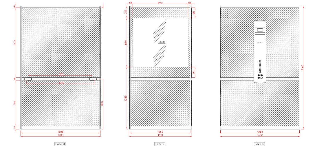 Vue intérieur simple accès