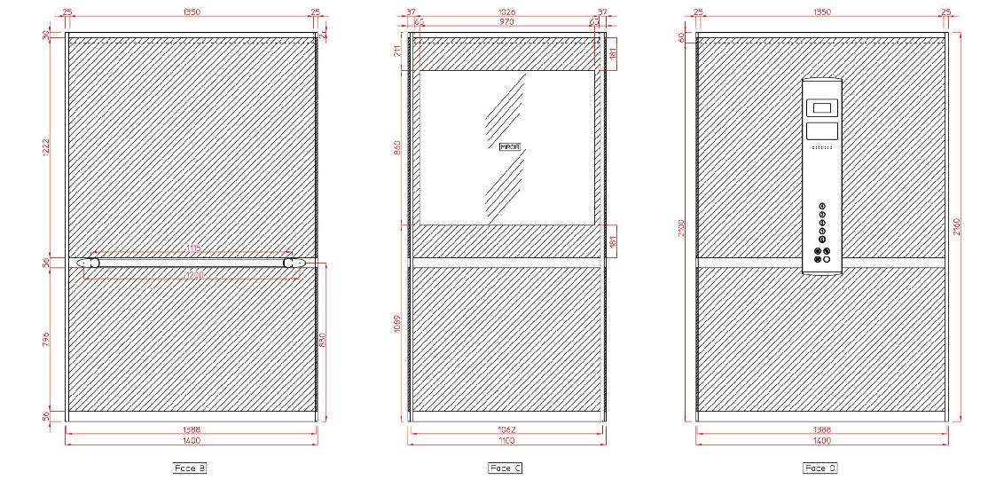 Vue intérieur simple accès